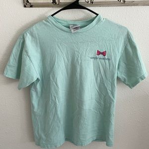 Simply southern youth medium teal t-shirt.
